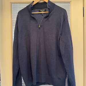 Men's Banana Republic Quarter-Zip Sweater - Navy